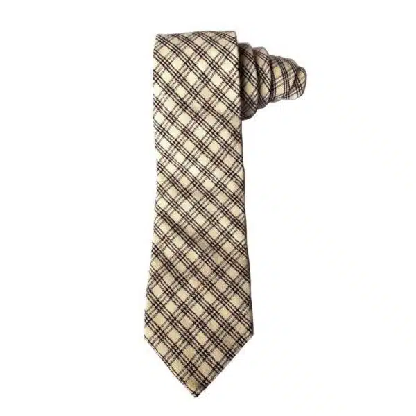 Himalayan Knot Bhutanese Speckled Checks Tie And Cufflinks