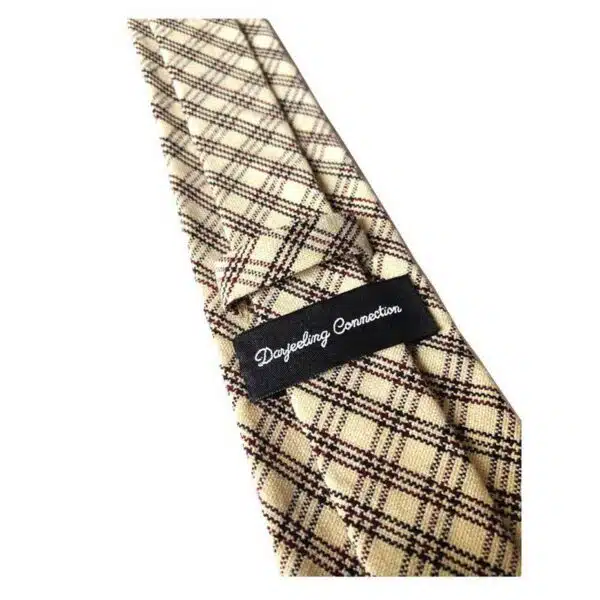 Himalayan Knot Bhutanese Speckled Checks Tie And Cufflinks 4