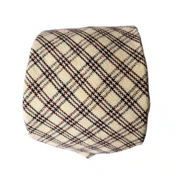Himalayan Knot Bhutanese Speckled Checks Tie And Cufflinks 5