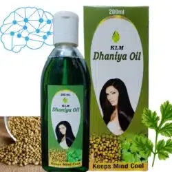 KLM Dhaniya Hair Oil 200 ml 3