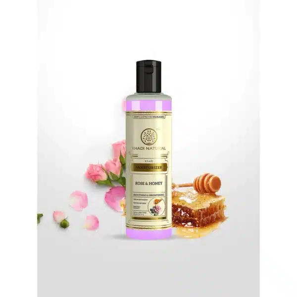 Khadi Natural Rose Honey Moisturizer 210 ml