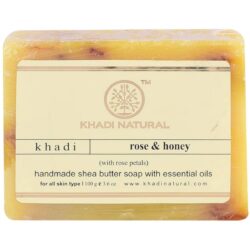 Khadi Natural Rose Honey With Rose Petals Soap 100 g