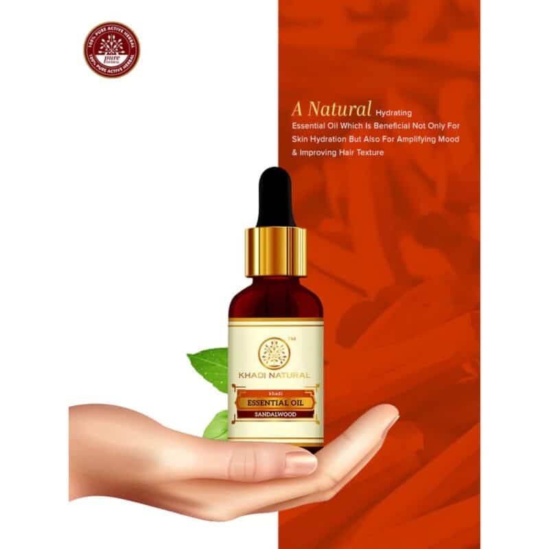 Khadi Natural Sandalwood Essential Oil 4