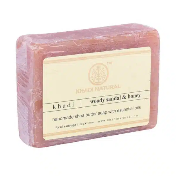 Khadi Natural Woody Sandal Honey Soap 100 g 3