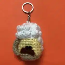 Magical Beings Beer Mug Crochet Keychain