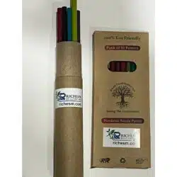 RichesM Healthcare Plantable Seed Color Lead Paper Pencil Square Box 10 Pencils