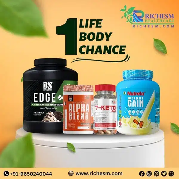 RichesM Mass Gaining Supplements For Complete Body Change