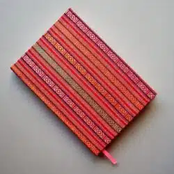 Sangaalo Notebook Bhutanese fabric Royal Rose