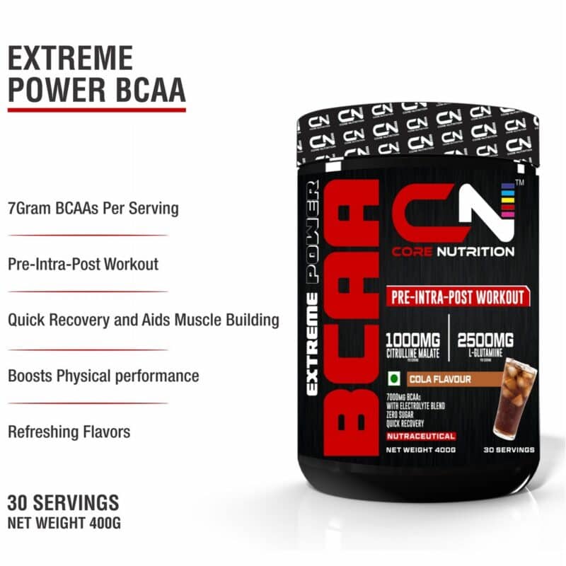 Core Nutrition Extreme Power BCAA 400 gm 2