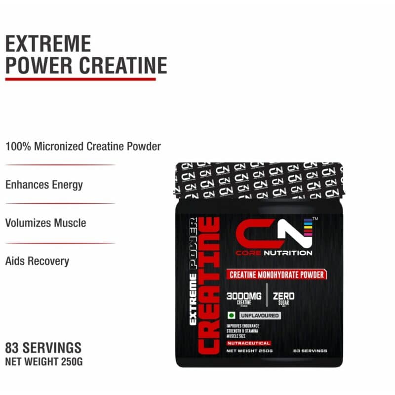 Core Nutrition Extreme Power Creatine Monohydrate 250 gm1