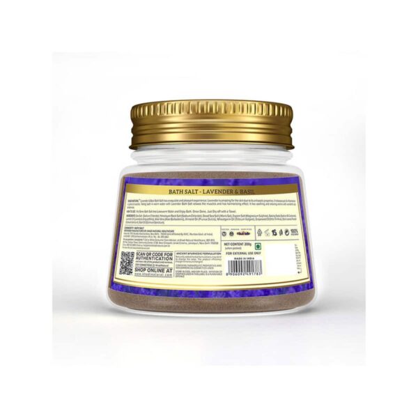 Khadi Natural Lavender Basil Bath Salt 200 g1