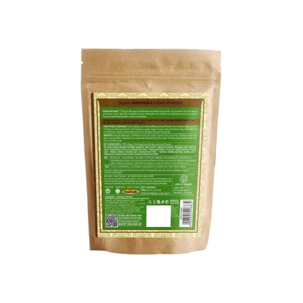 Khadi Natural Organic Bhringraj Leaf Powder 100 g 2
