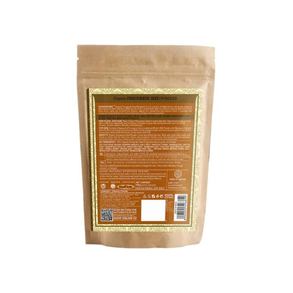 Khadi Natural Organic Fenugreek Seed Powder 100 g 2