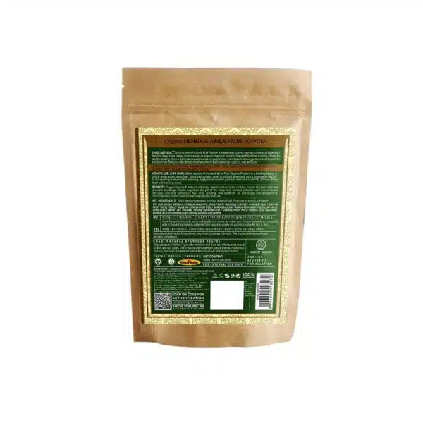 Khadi Natural Organic Henna Amla Fruit Powder 100 g