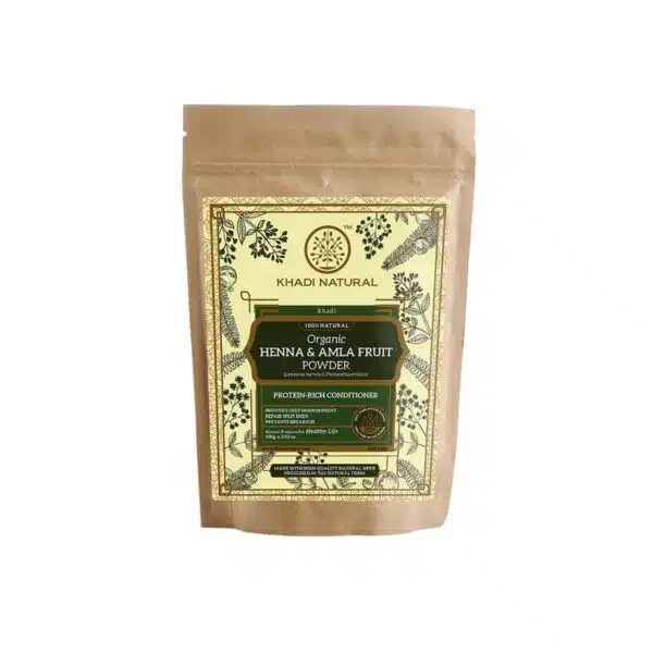 Khadi Natural Organic Henna Amla Fruit Powder 100 g 2