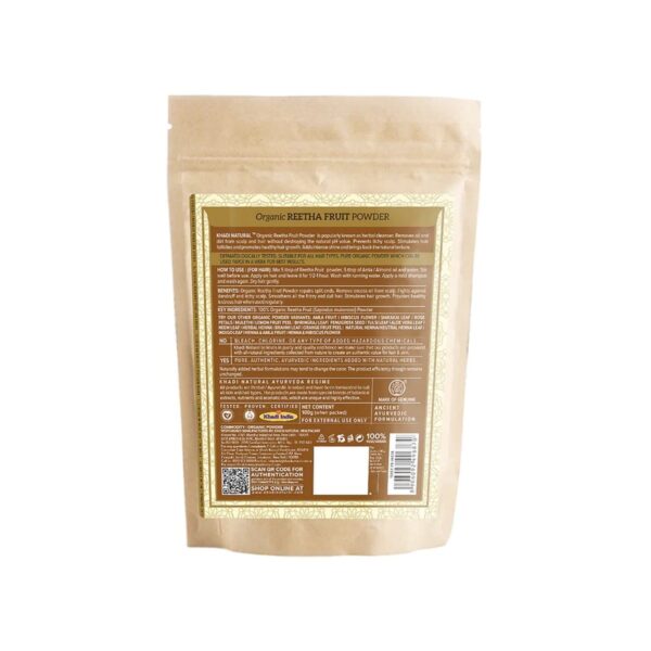 Khadi Natural Organic Reetha Fruit Powder 100 g 2