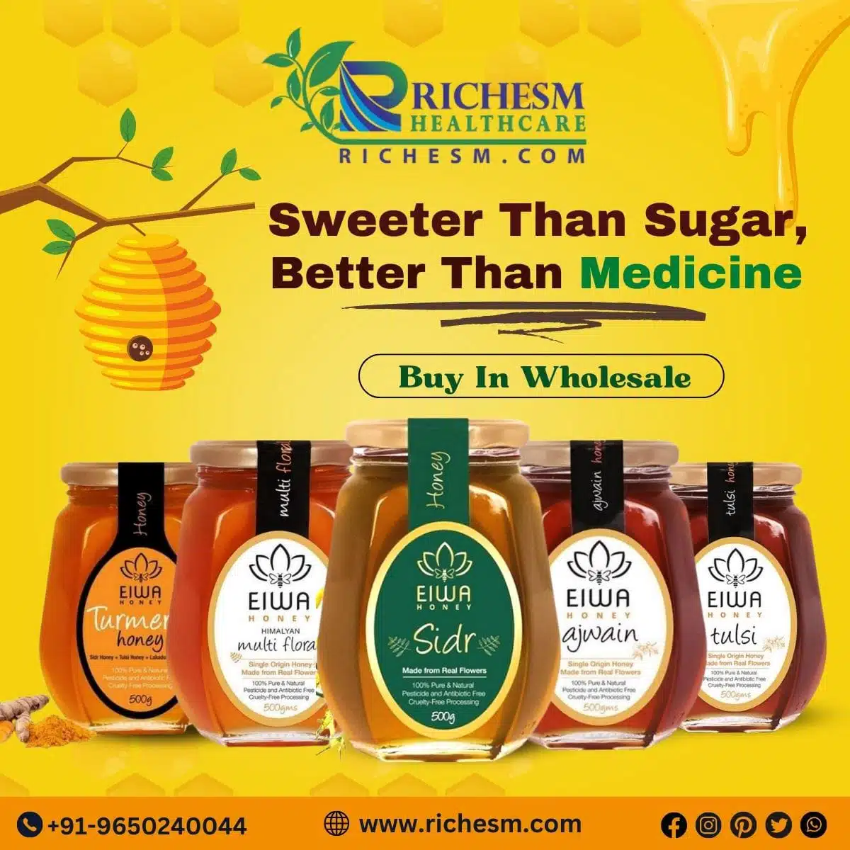 Natural Sweet Honey Quality Product From RichesM