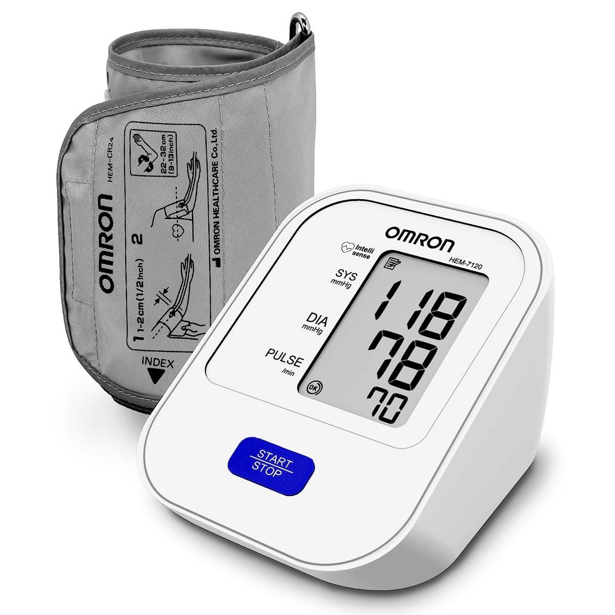 Omron Hem 6232T Wrist Blood Pressure Monitor (Black) Battery Powered