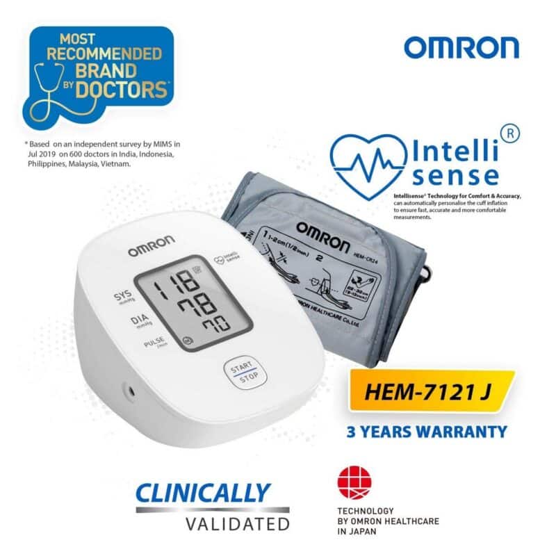 Omron Automatic Blood Pressure Monitor HEM 7121J 1