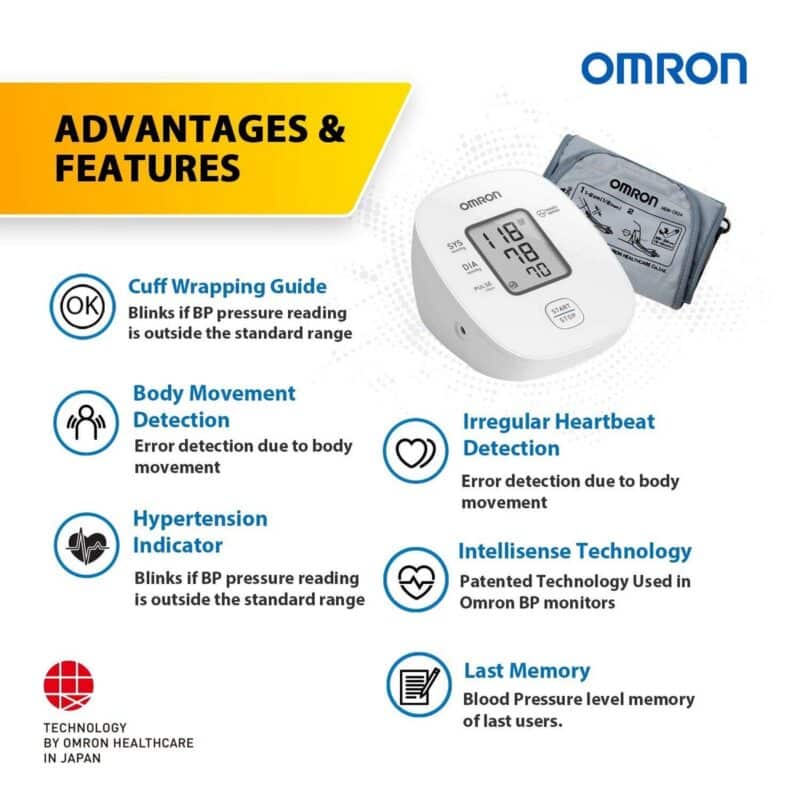 Omron Automatic Blood Pressure Monitor HEM 7121J 3