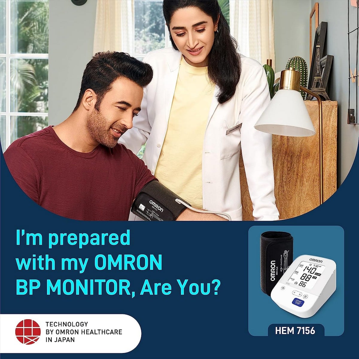 Omron Hem-7156 Automatic Blood Pressure Monitor