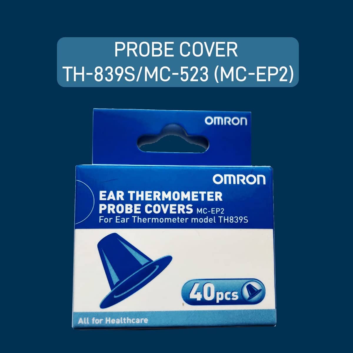 Omron Ear Thermometer Probe Covers TH839S, 40pcs, Omron