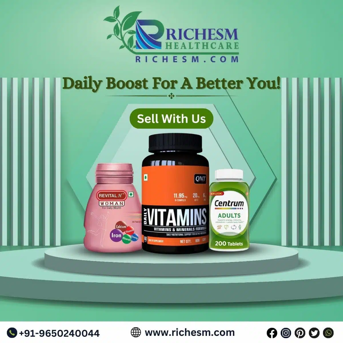 Sell Health Supplements Online With RichesM