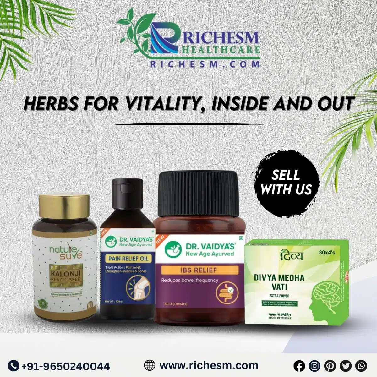 Vitality Herbs For Health And Fitness At RichesM