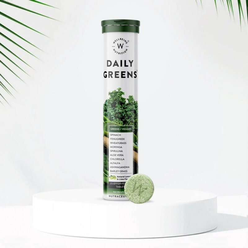 Wellbeing Nutrition Daily Greens 15 Tabs Per Tube