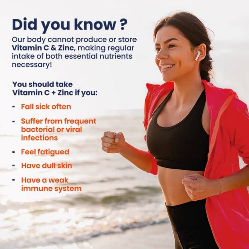 Wellbeing Nutrition Organic Vitamin C Zinc 16 Tabs Per Tube4