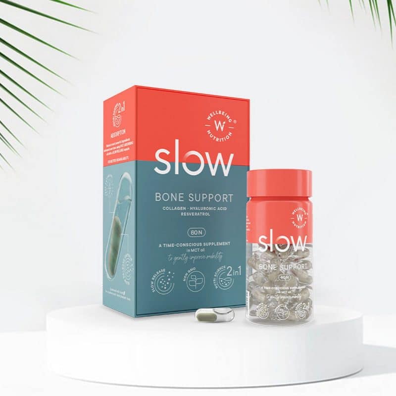 Wellbeing Nutrition Slow Bone Joint Support Supplement 60 Capsules