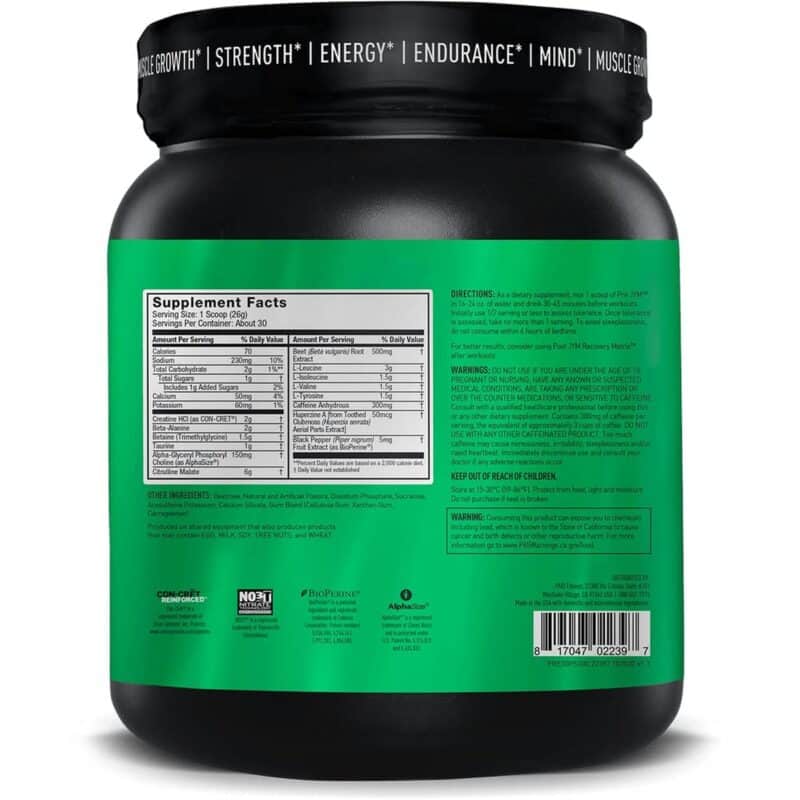 Jym Pre High Performance Pre Workout Supplement 500 gm1