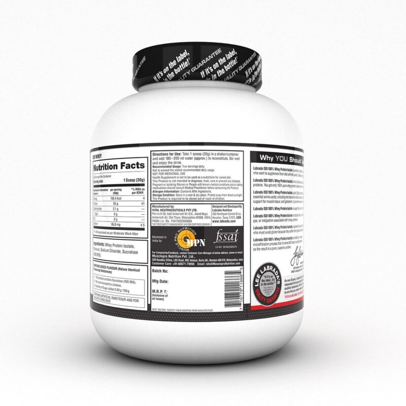 Labrada Nutrition Iso 100 Whey Protein Isolate12
