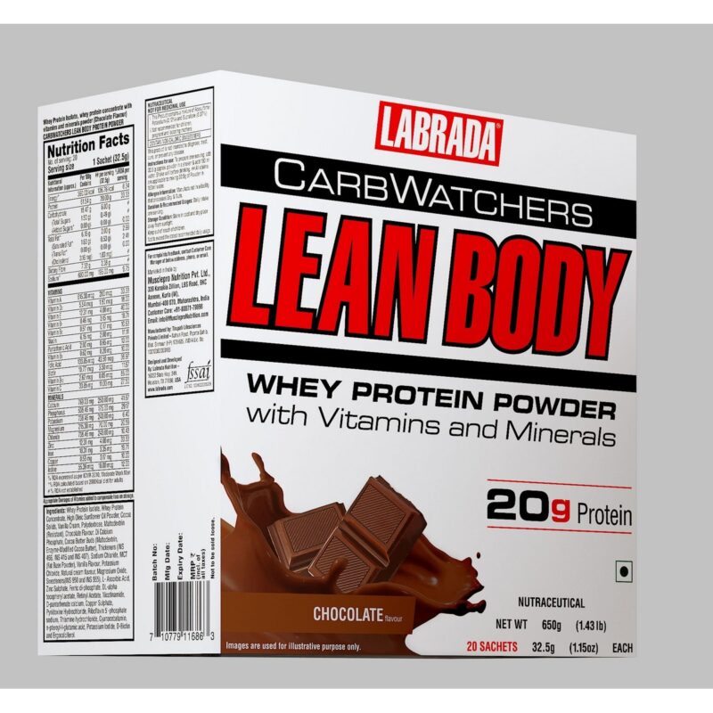 Labrada Nutrition Lean Body Carbwatchers All in one Protein Shake Packets 650 gm2