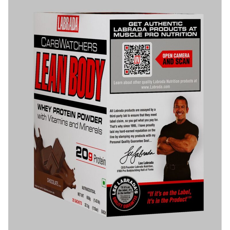 Labrada Nutrition Lean Body Carbwatchers All in one Protein Shake Packets 650 gm3