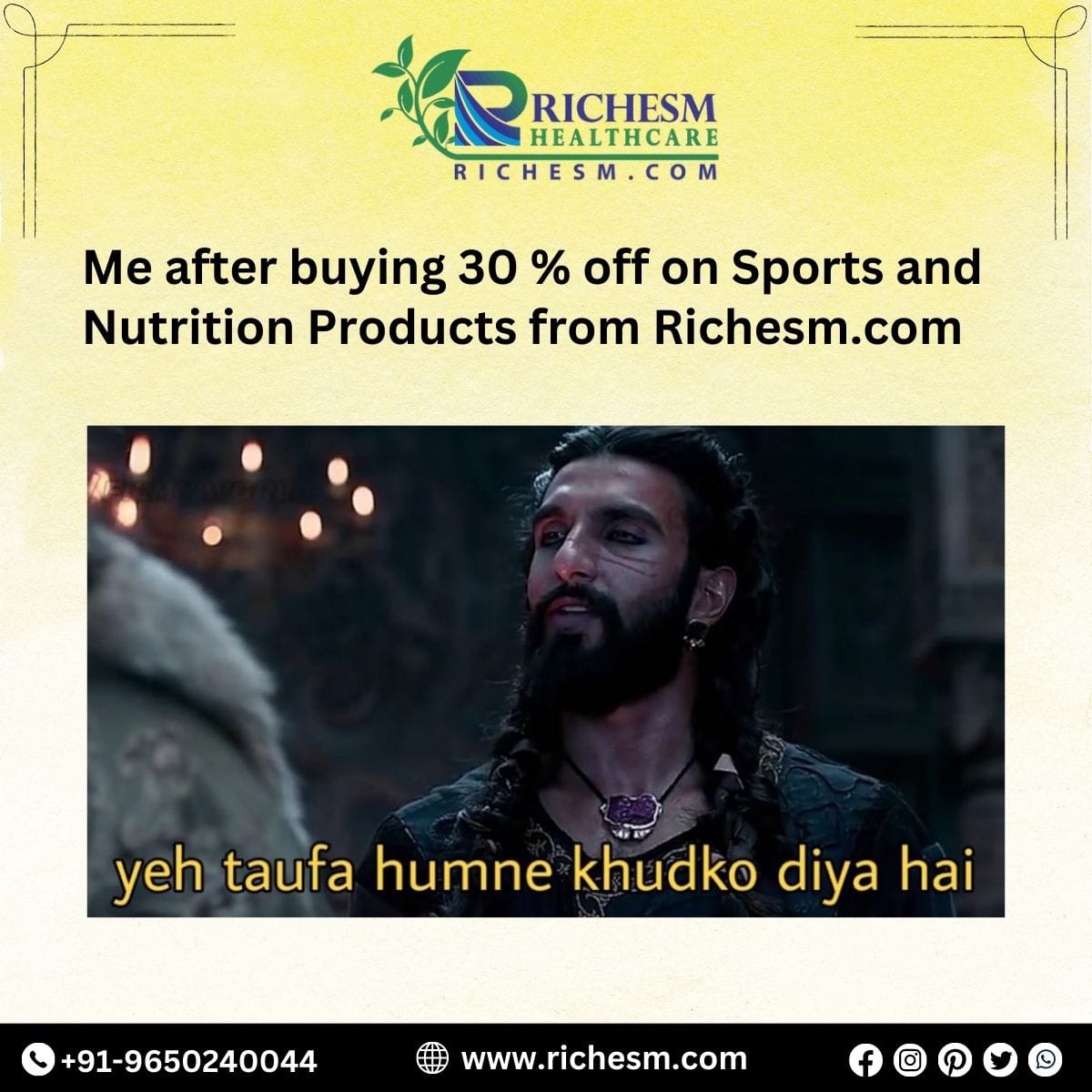 New 30 Off Sports and Nutrition Products from Richesm.com