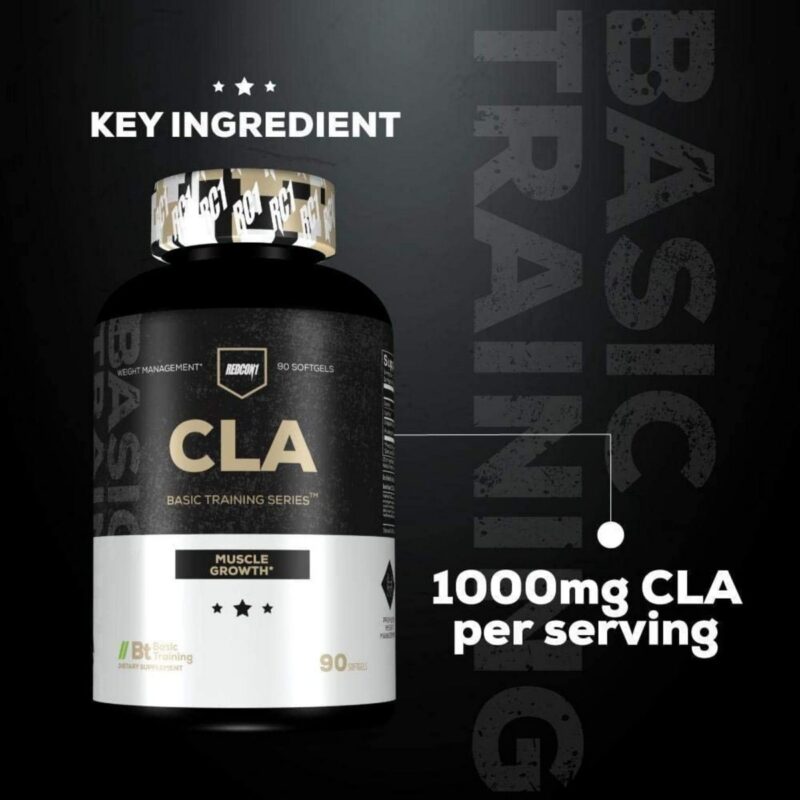 Redcon1 CLA Supplement Promotes Lean Muscle 90 Softgels3