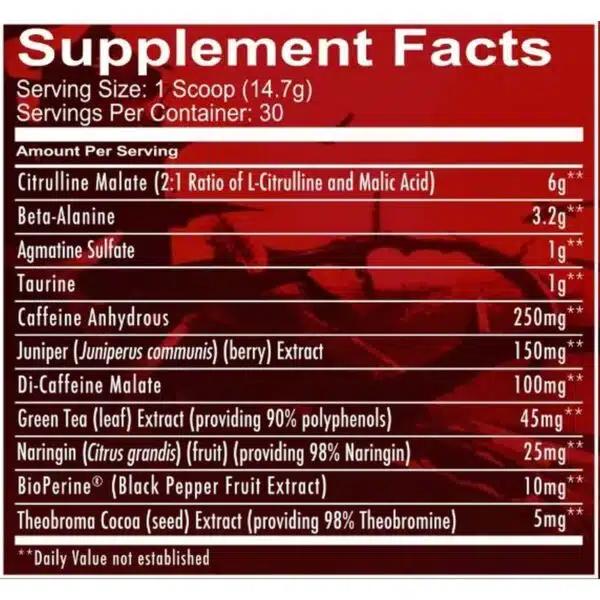 Redcon1 Total War Pre workout Dragons Edition 30 Servings1