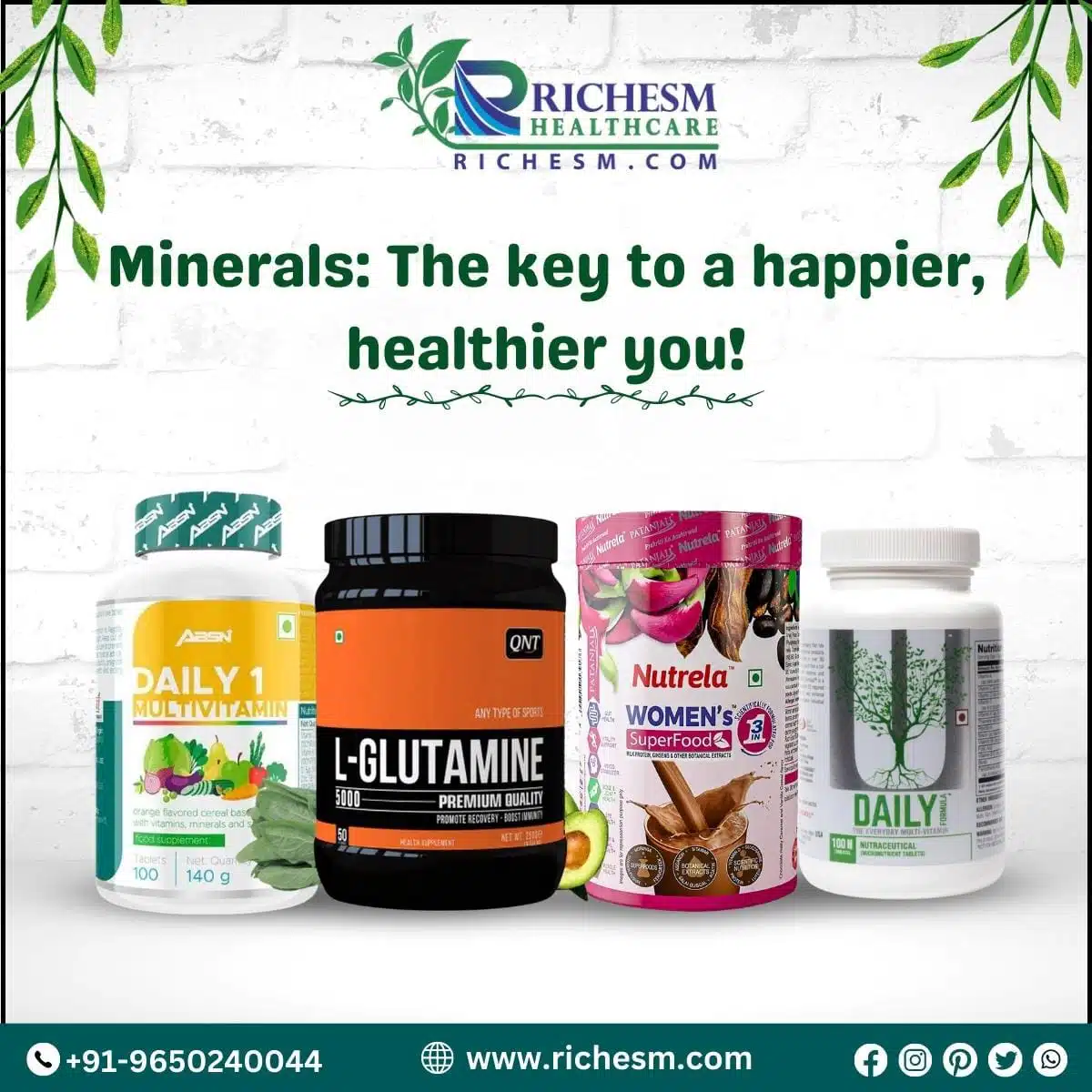 Rich In Minerals Supplements For Daily Nutrition