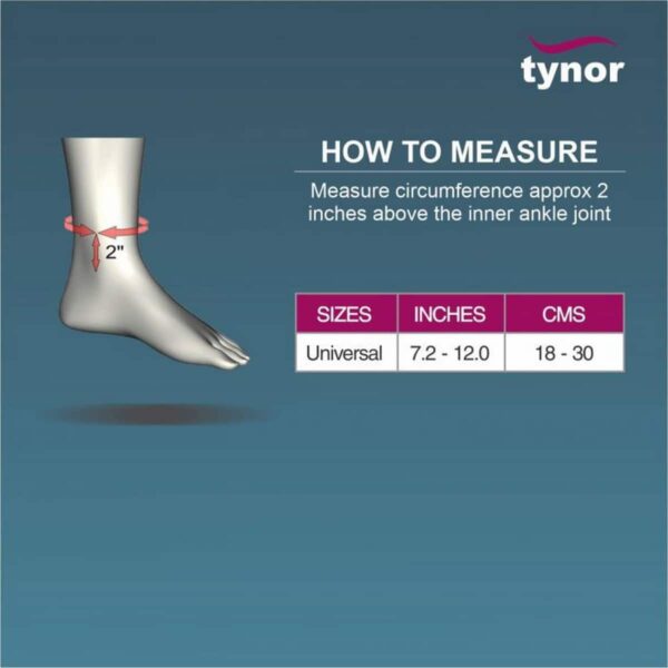 Tynor Ankle Support Neoprene Grey 1 Unit3