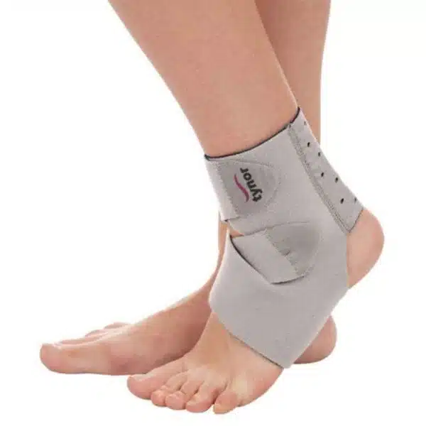 Tynor Ankle Wrap Neoprene Grey 1 Unit