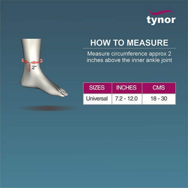 Tynor Ankle Wrap Neoprene Grey 1 Unit3