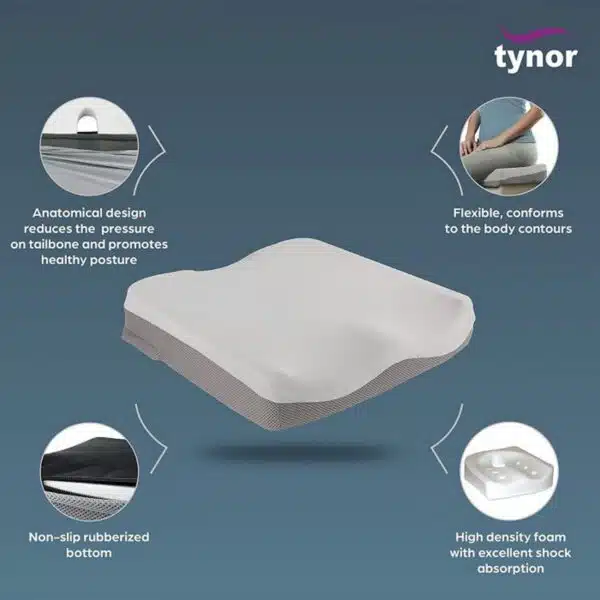 Tynor Coccyx Cushion Seat Grey 1 Unit2