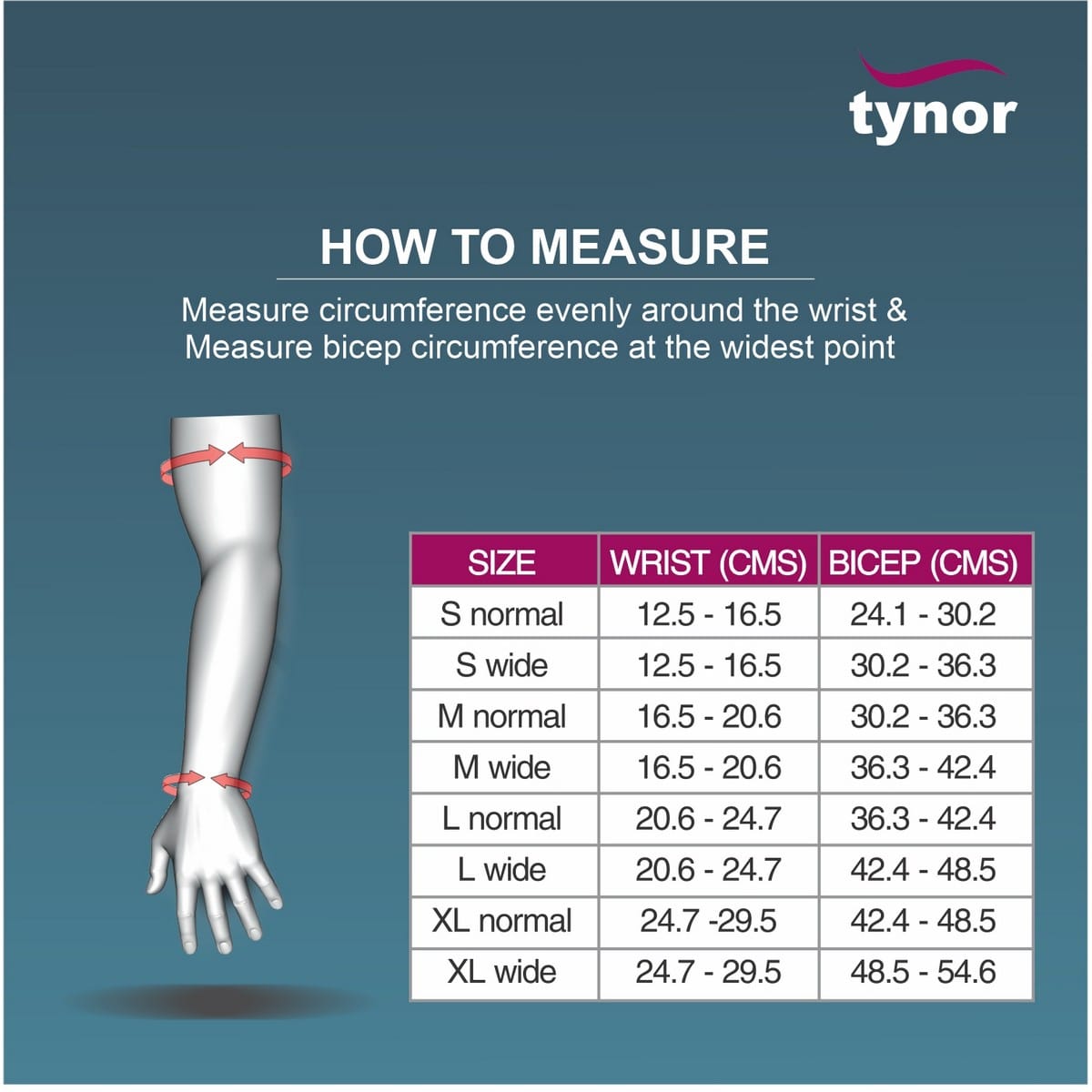 Tynor Compression Garment Arm Sleeve Provides Support