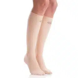 Tynor Compression Garment Leg Below Knee Closed Toe Beige 1 Pair