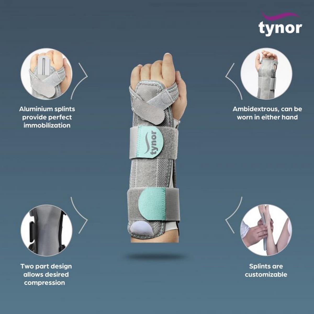 Tynor Foot Drop Splint(Foot Support, Perfect fitting, Customizable