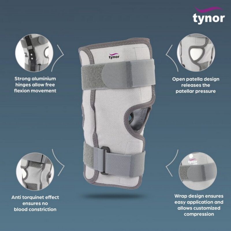 Tynor Functional Knee Support Grey 1 Unit 2