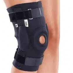 Tynor Knee Wrap Hinged Neoprene Black 1 Unit