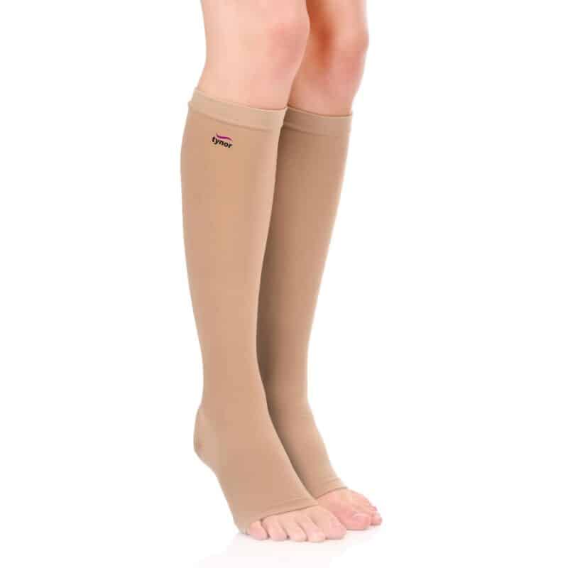 Tynor Medical Compression Stocking Knee High Class 2 Beige 1 Pair