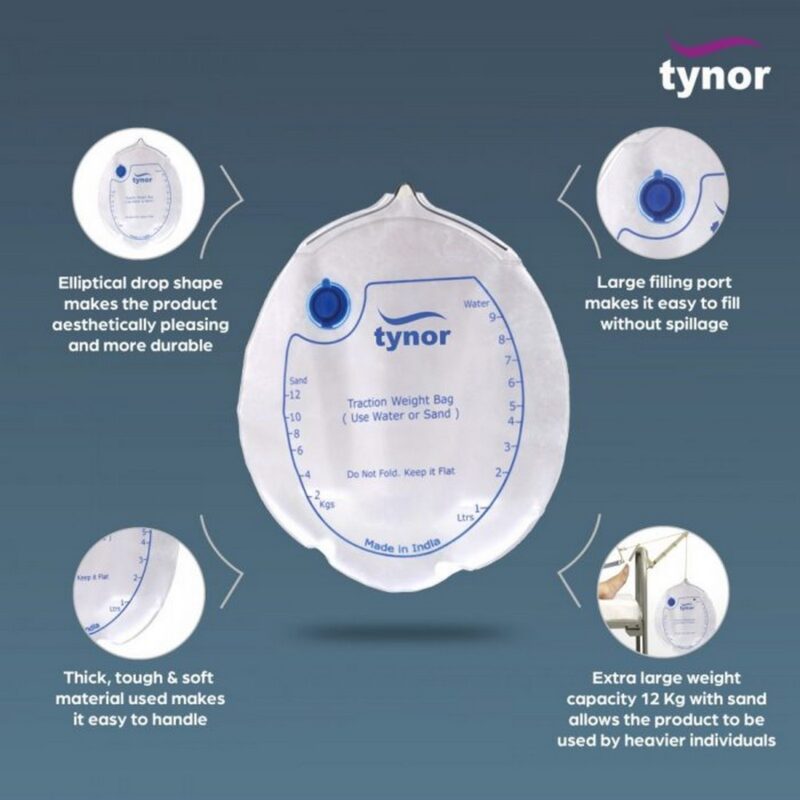 Tynor Traction Weight Bag White 1 Unit1